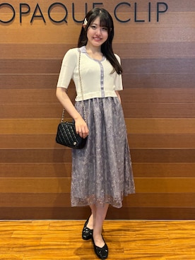 「index（インデックス）のアイテム」を使った、わかなさん（レディース・163cm）の夏コーディネート