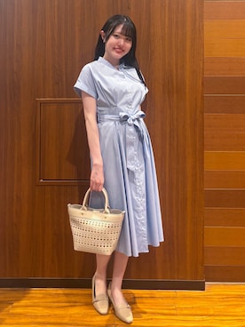 「index（インデックス）のアイテム」を使った、わかなさん（レディース・163cm）の夏コーディネート