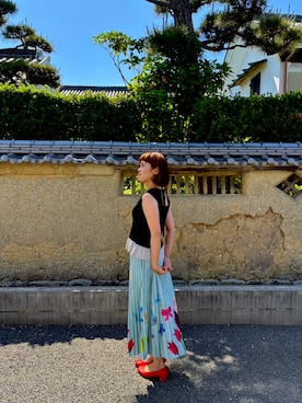 「CAMPER（カンペール）のアイテム」を使った、あいなるさん（レディース・158cm）の春コーディネート