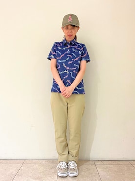 「ADABAT STREAM（アダバットストリーム）のアイテム」を使った、kumamotoadabateriさん（レディース・158cm）の夏コーディネート