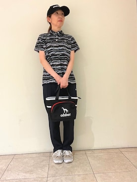 「ADABAT STREAM（アダバットストリーム）のアイテム」を使った、kumamotoadabateriさん（キッズ・158cm）の夏コーディネート