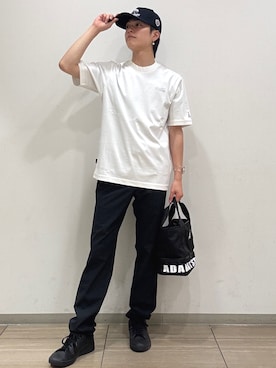 「adabat（アダバット）のアイテム」を使った、sora1112314さん（メンズ・170cm）の夏コーディネート