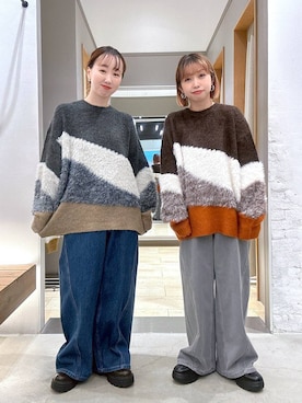 「LEPSIM」｜しもださんさん（レディース・149cm）の冬コーディネート