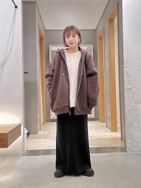 「and ST SALE」｜しもださんさん（レディース・149cm）の冬コーディネート