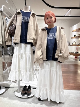 しもださんさん（レディース・149cm）の冬コーディネート