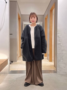 「and ST SALE」｜しもださんさん（レディース・149cm）の冬コーディネート