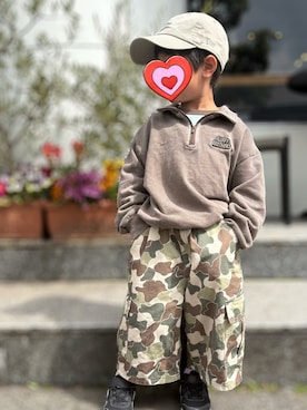 fluffybrothersさん（キッズ・110cm）の春コーディネート