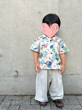 fluffybrothersさん（キッズ・120cm）の夏コーディネート