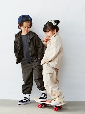 fluffybrothersさん（キッズ・120cm）の春コーディネート