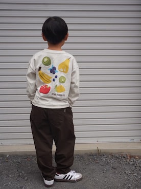 fluffybrothersさん（キッズ・120cm）の春コーディネート