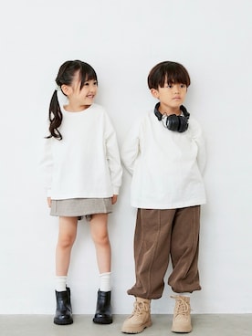 fluffybrothersさん(キッズ・120cm)の春コーディネート