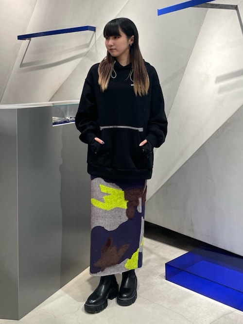 MIX CAMOUFLA JACQUARD KTSK / ミックスカモフラジャガードニット