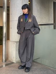 LAYERED ASYMMETRY JACKET｜アンスリード（UN3D.）公式通販｜RUNWAY