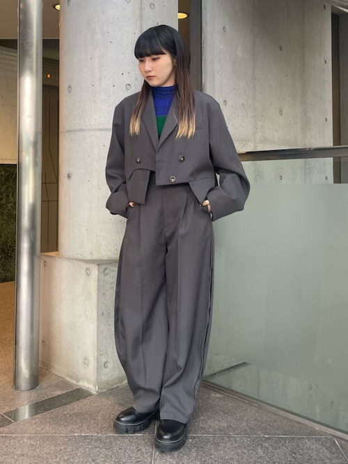 ジャケット・アウター UN3D. LAYERED ASYMMETRY JACKET LAYERED ASYMMETRY JACKET / レイヤードアシンメトリージャケット
