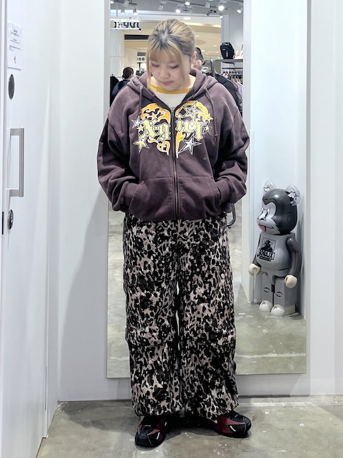 TRIBAL HEART ZIP UP SWEAT HOODIE（パーカー）｜X-girl（エックス