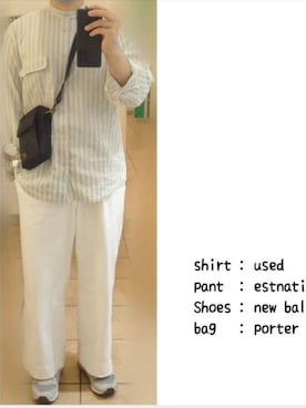 🌟ぴかちゃん🌟低身長さん(メンズ・166cm)の夏コーディネート