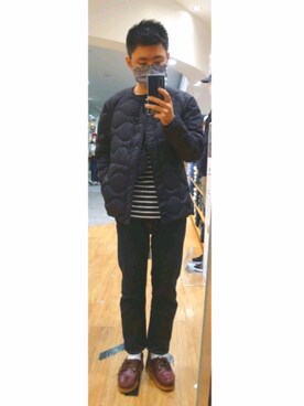 「Atlantic Works（アトランティックワークス）のアイテム」を使った、🌟ぴかちゃん🌟低身長さん（メンズ・166cm）の秋コーディネート