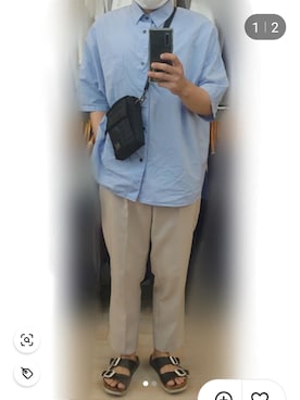 🌟ぴかちゃん🌟低身長さん(メンズ・166cm)の夏コーディネート