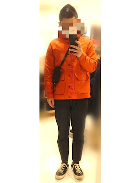 「ファッションの力を信じよう」｜「アイテム（マウンテンパーカー）」を使った、🌟ぴかちゃん🌟低身長さん（メンズ・166cm）の春コーディネート