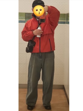 「GU（ジーユー）のアイテム（パンツ）」を使った、🌟ぴかちゃん🌟低身長さん（メンズ・166cm）の春コーディネート