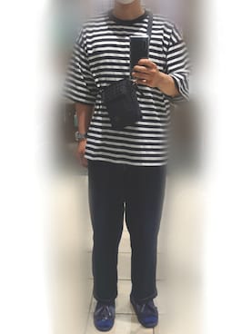 「SHARE PARK（シェアパーク）のアイテム」を使った、🌟ぴかちゃん🌟低身長さん（メンズ・166cm）の夏コーディネート