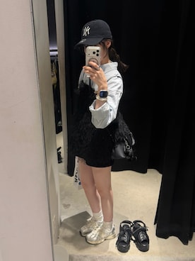 「MOUSSY（マウジー）のアイテム」を使った、m030220050429さん（レディース・161cm）の夏コーディネート