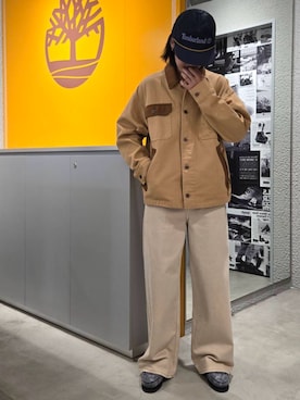 「Timberland（ティンバーランド）のメッシュ トラッカー キャップ（キャップ、ブルー系）」を使った、YRさん（メンズ・173cm）の夏コーディネート