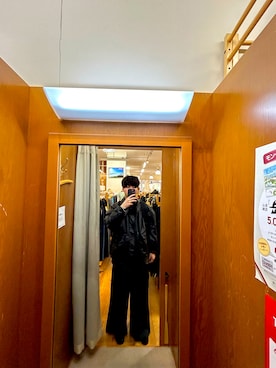 「UNIQLO（ユニクロ）のアイテム（ポロシャツ、ブラック系）」を使った、shouki0524さん（メンズ・172cm）の春コーディネート