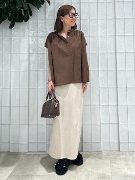 「MIAN （ミアン）のアイテム」を使った、suuさん（レディース・158cm）の夏コーディネート