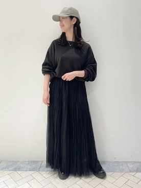 「Lilas（リラ）のアイテム」を使った、mayukoさん（レディース・153cm）の冬コーディネート