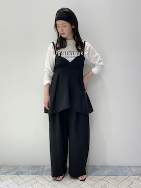 「Lilas（リラ）のアイテム」を使った、mayukoさん（レディース・153cm）の春コーディネート