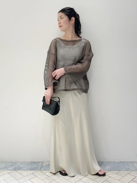 「Lilas（リラ）のアイテム」を使った、mayukoさん（レディース・153cm）の春コーディネート