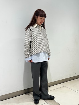「Wrangler（ラングラー）のアイテム」を使った、chiakiさん（レディース・158cm）の冬コーディネート