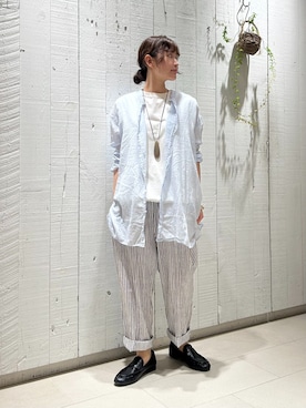 「JOURNAL STANDARD LUXE（ジャーナルスタンダード　ラックス）のアイテム」を使った、N.Hさん（レディース・162cm）の夏コーディネート