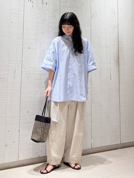 「JOURNAL STANDARD LUXE（ジャーナルスタンダード　ラックス）のアイテム」を使った、N.Hさん（レディース・162cm）の夏コーディネート