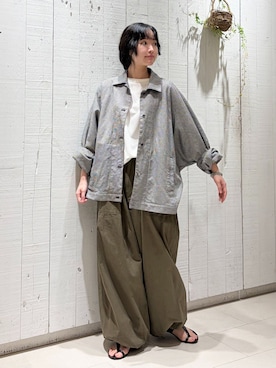 「JOURNAL STANDARD LUXE（ジャーナルスタンダード　ラックス）のアイテム」を使った、N.Hさん（レディース・162cm）の夏コーディネート