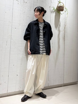 「JOURNAL STANDARD LUXE（ジャーナルスタンダード　ラックス）のアイテム」を使った、N.Hさん（レディース・162cm）の夏コーディネート