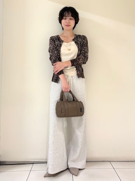 「SLOBE IENA」｜Yumikaさん（レディース・162cm）の夏コーディネート