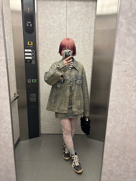 「DAIRIKU（ダイリク）のアイテム」を使った、mikaさん（レディース・155cm）の春コーディネート