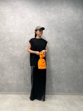 黒田祥子さん(レディース・162cm)の夏コーディネート