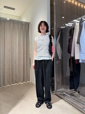 黒田祥子さん(レディース・162cm)の夏コーディネート