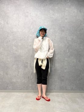 黒田祥子さん(レディース・162cm)の夏コーディネート