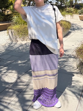 「AULA AILA（アウラアイラ）のアイテム」を使った、AULA AILAさん（レディース・162cm）の春コーディネート