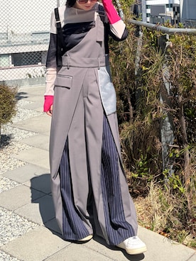 「AULA AILA（アウラアイラ）のアイテム」を使った、AULA AILAさん（レディース・158cm）の春コーディネート