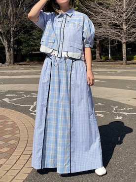 AULA AILAさん（レディース・163cm）の春コーディネート