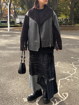 AULA AILAさん（レディース・162cm）の秋コーディネート