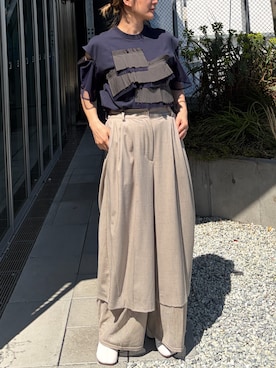 「AULA AILA（アウラアイラ）のアイテム」を使った、AULA AILAさん（レディース・165cm）の春コーディネート