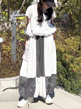 「AULA AILA（アウラアイラ）のアイテム」を使った、AULA AILAさん（レディース・158cm）の春コーディネート