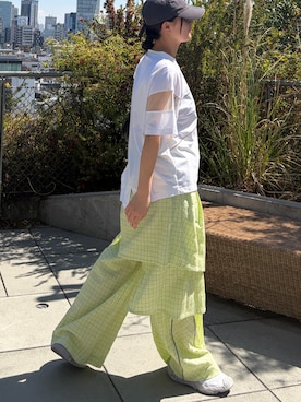 「AULA AILA（アウラアイラ）のアイテム」を使った、AULA AILAさん（レディース・162cm）の春コーディネート