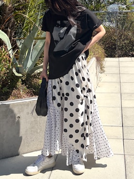 「AULA AILA（アウラアイラ）のアイテム」を使った、AULA AILAさん（レディース・158cm）の春コーディネート